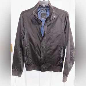 ZARA Man BASIC Bomber Style Jacket – Size XL – Black